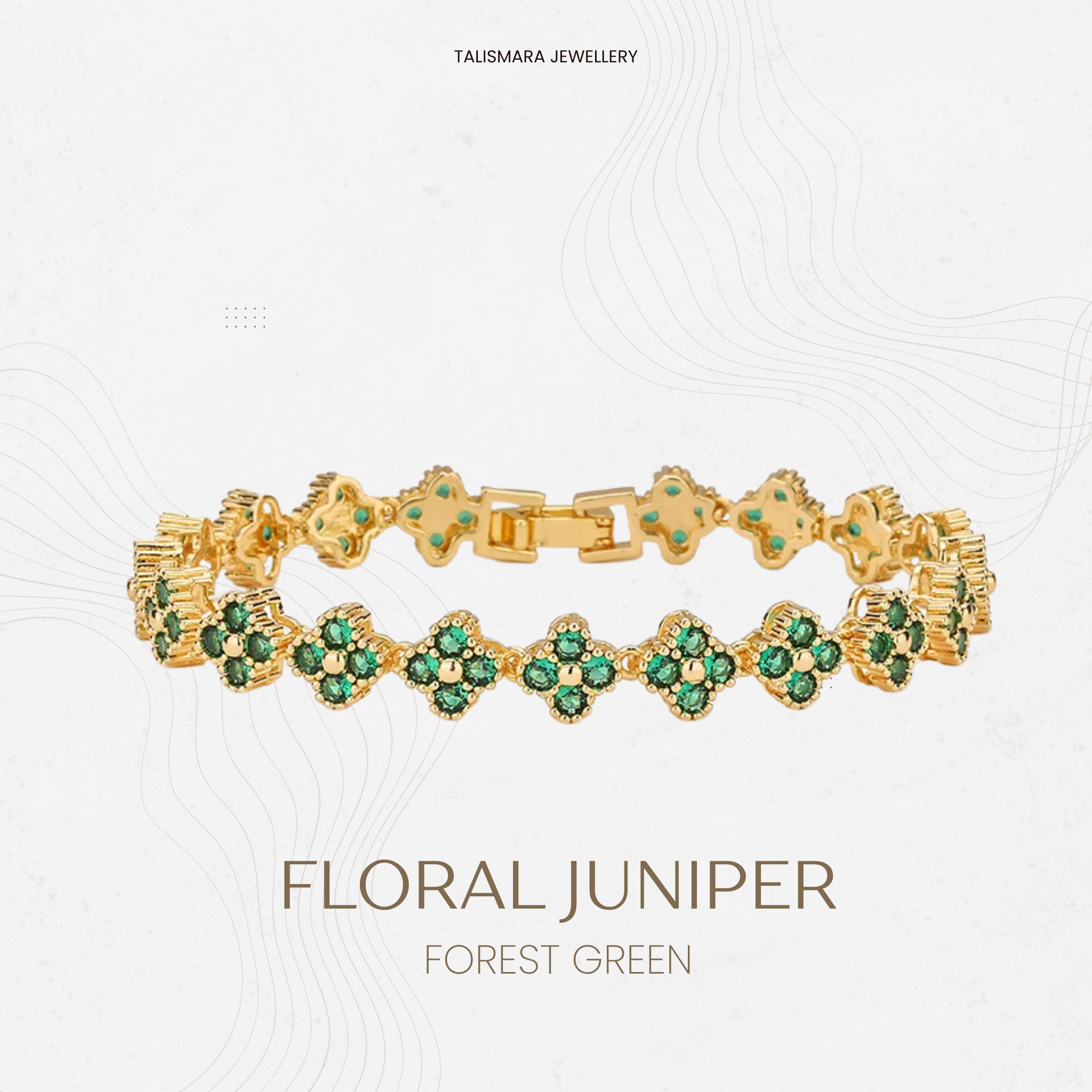 Floral Juniper Bracelet