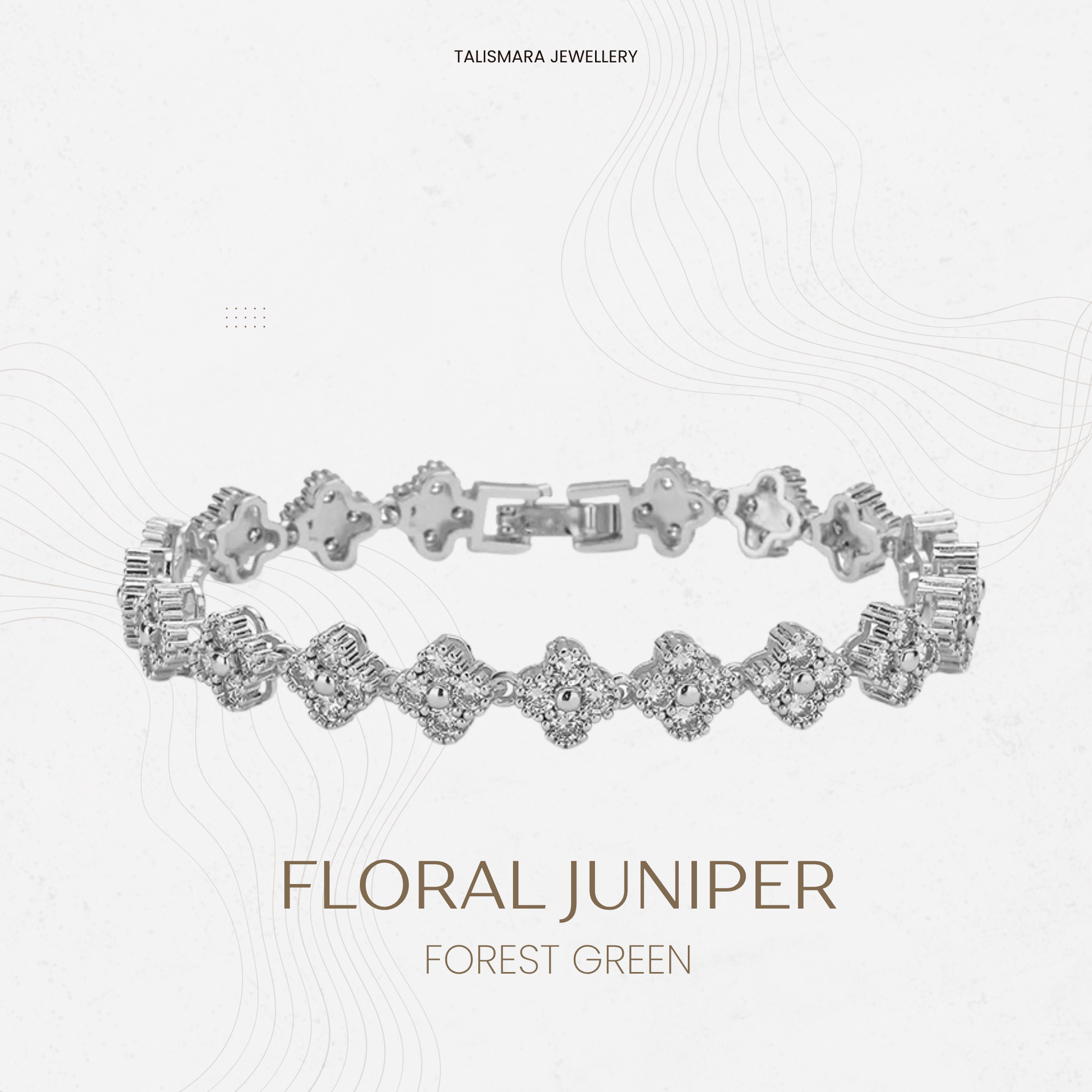 Floral Juniper Bracelet