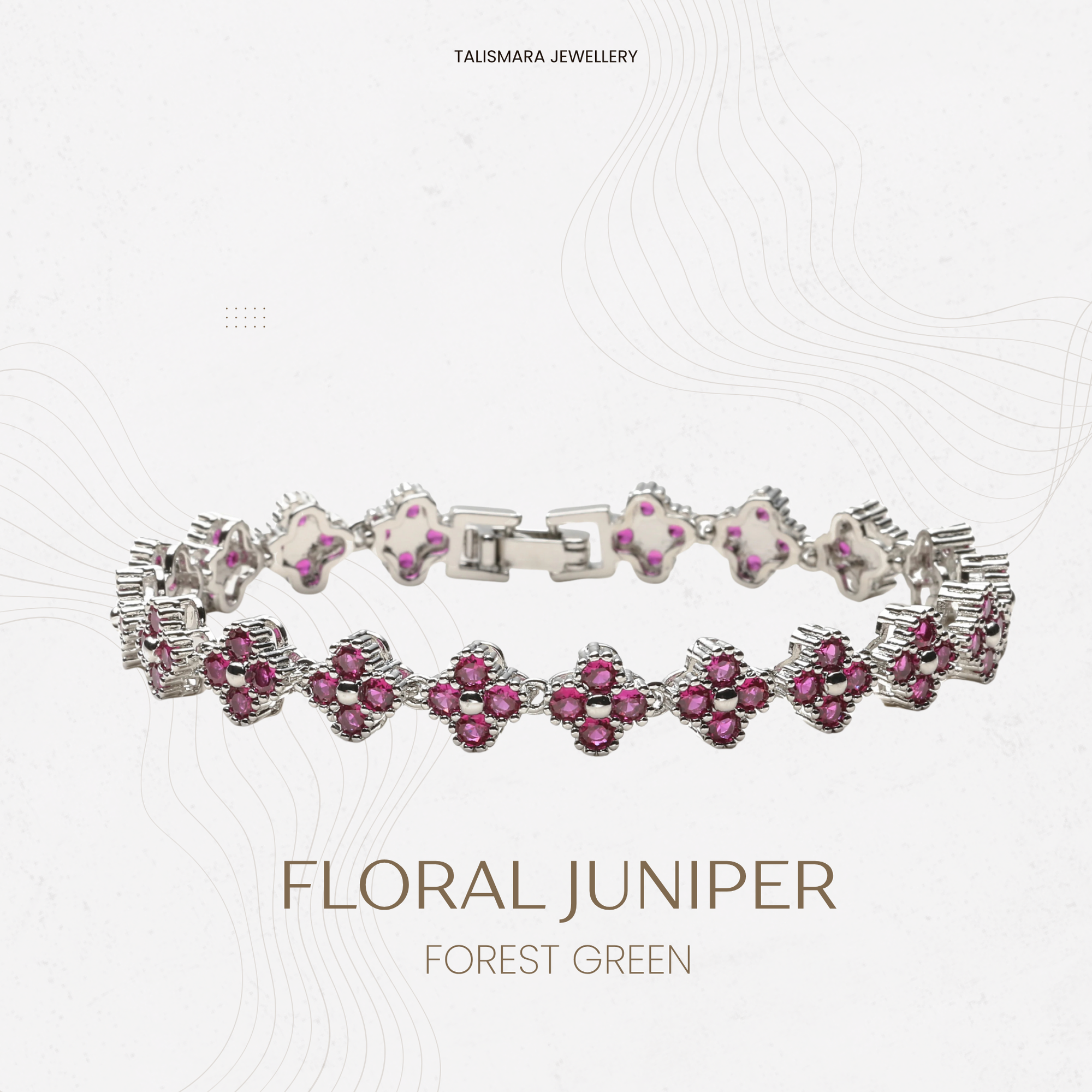 Floral Juniper Bracelet