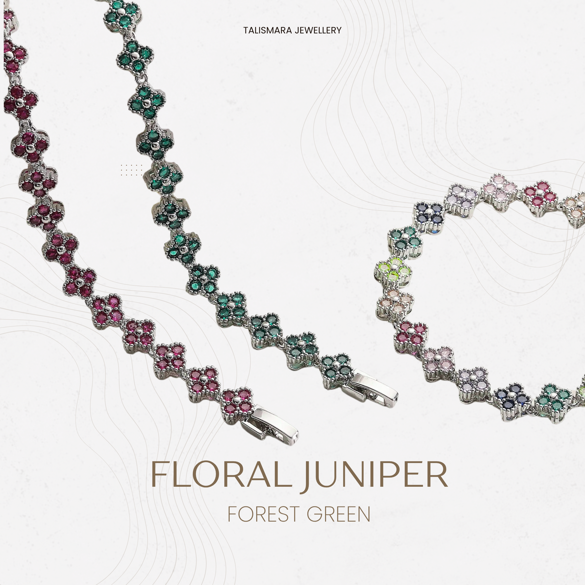 Floral Juniper Bracelet